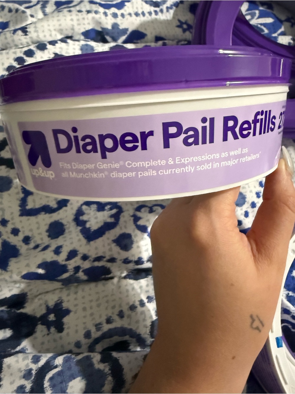 Diaper Pail Refills 6 - Purple